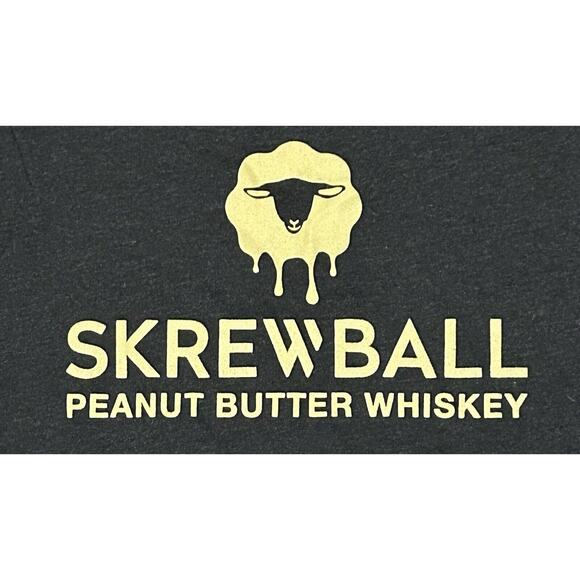 Skrewball Peanut Butter Whiskey Tank Top T Shirt Medium Gray - Picture 2 of 4